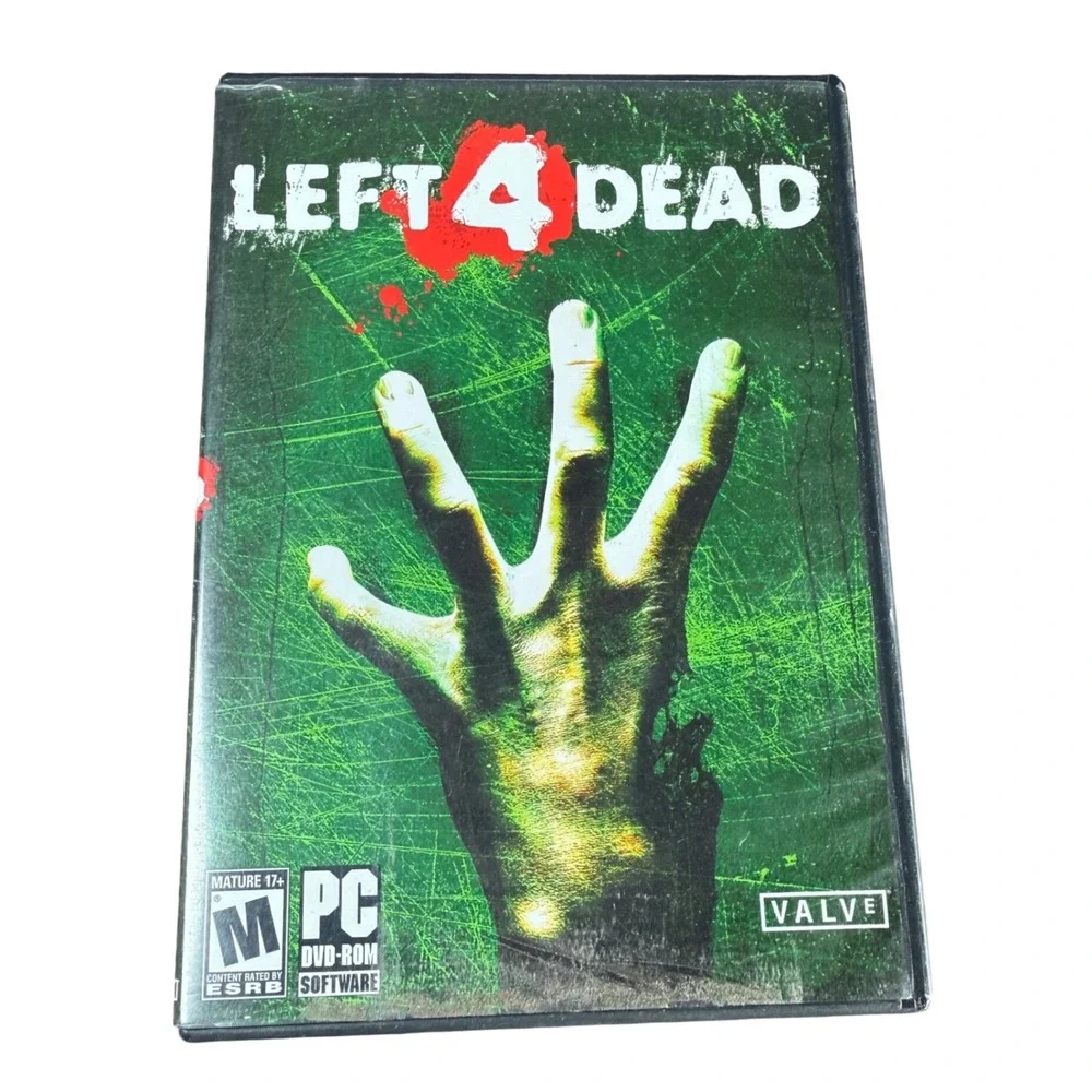 Valve Left 4 Dead PC DVD-ROM Game Green Zombie Shooter Horror Classic Complete